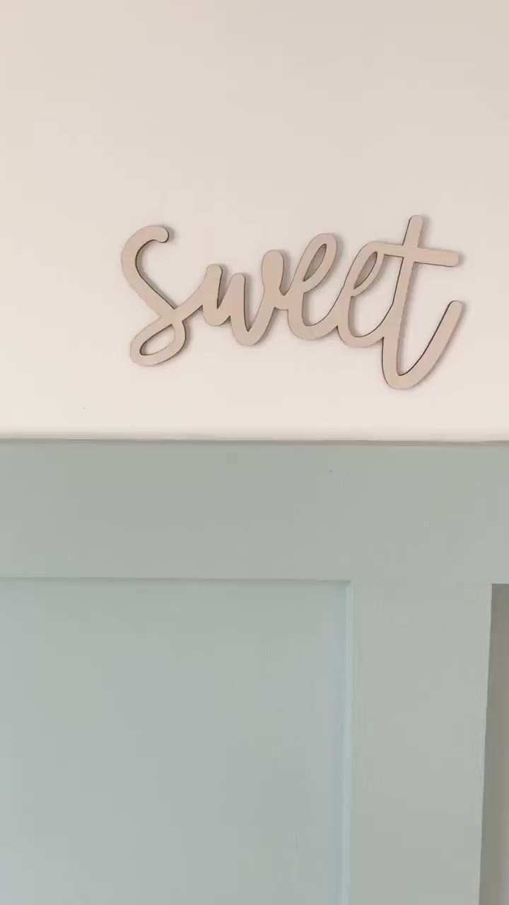 Sweet Dreams Wooden Wall Decor | Cosy Little Nest